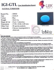 11.57 Ratti turquoise With Govt. Lab Certificate-(610)